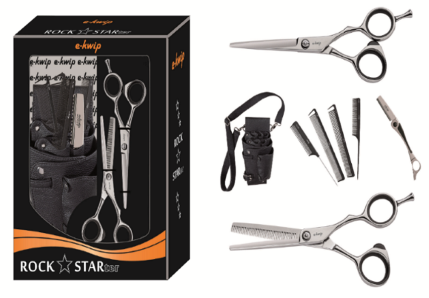 E-Kwip Scharenset Rock Star Set Zilver 5,5inch